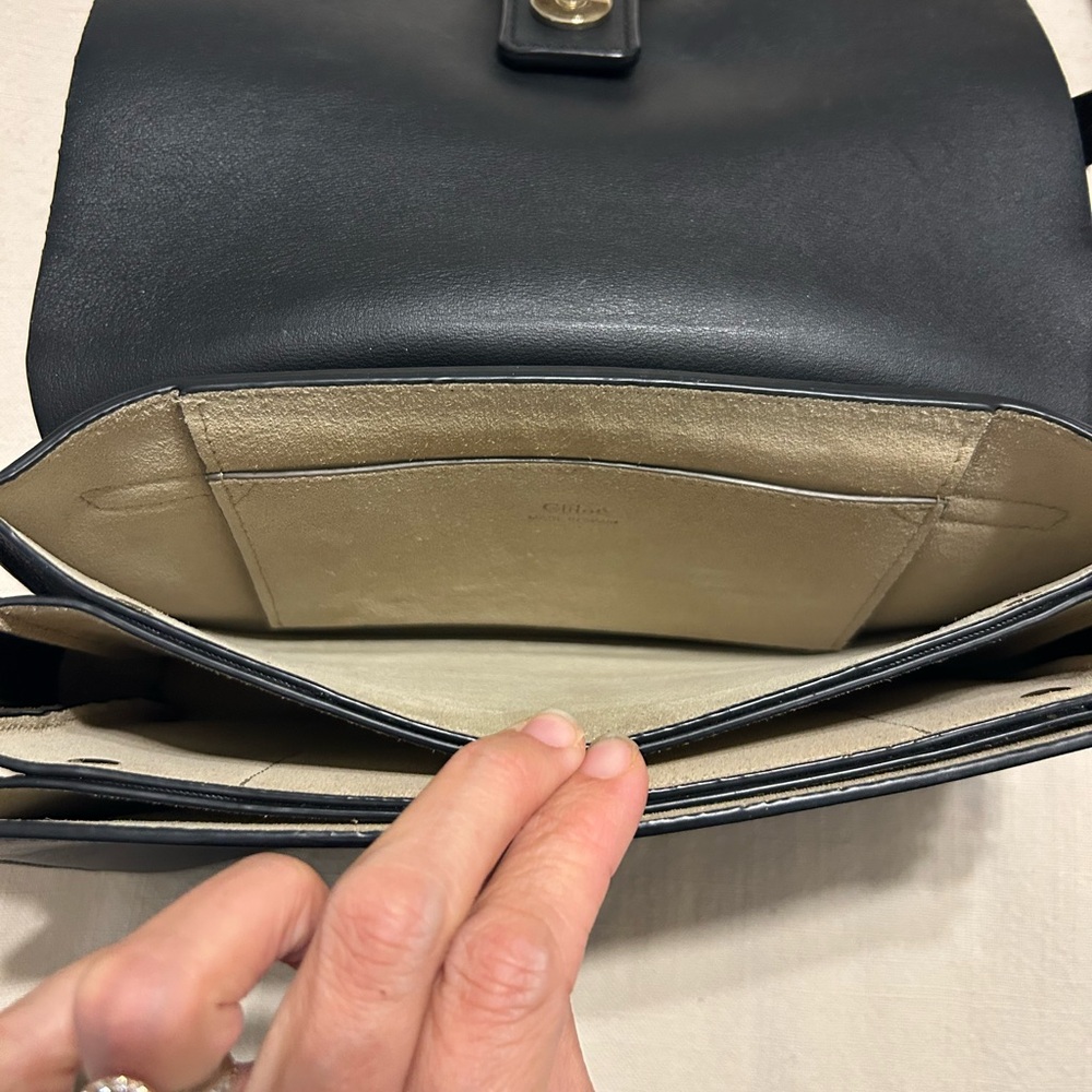 Chloe Faye Small Leather Crossbody - Picture 6 of 12